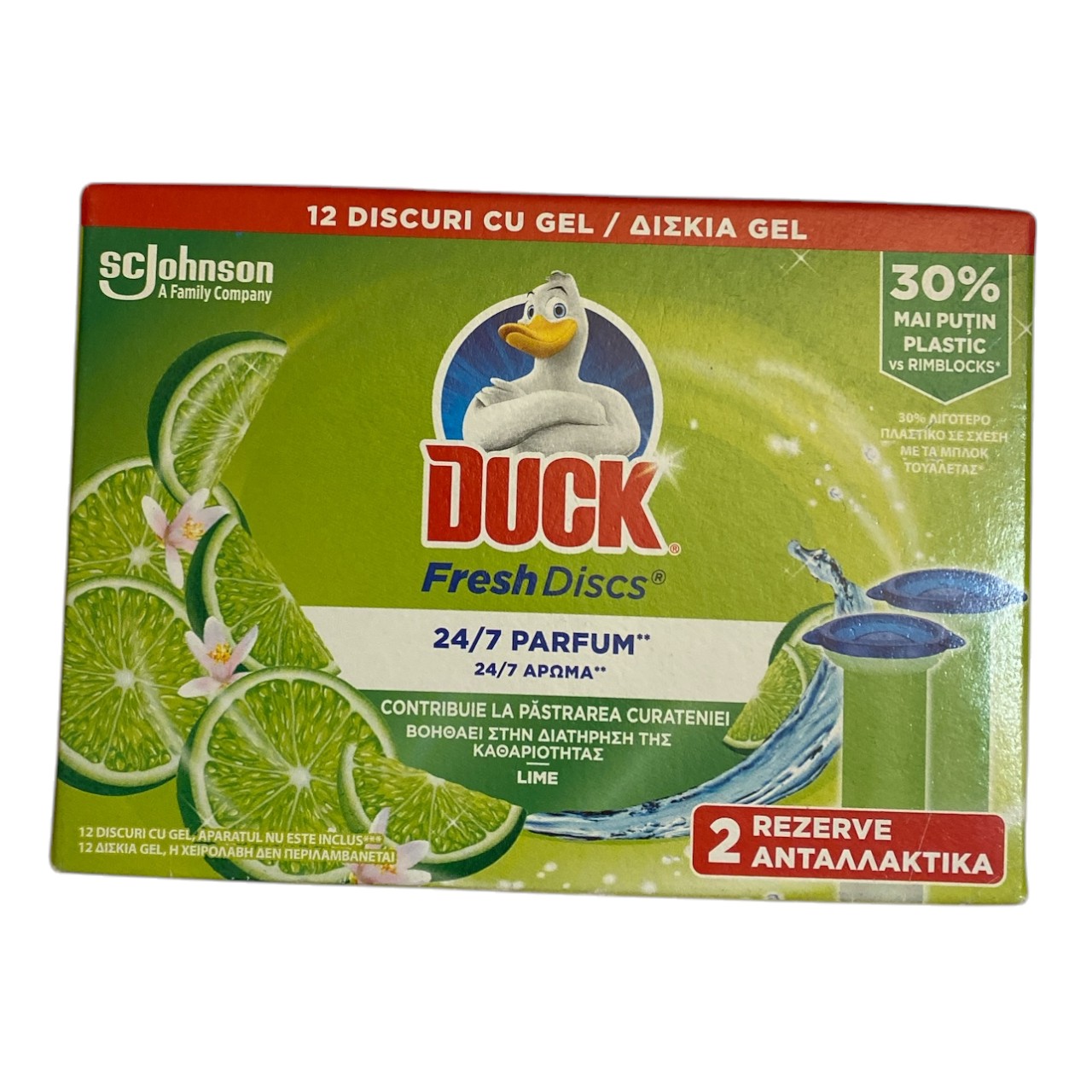Duck Fresh Discs rezerve (Lime) 2x36ml - imagine 2