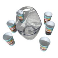 Frapiera Gheta Din Plastic + 6 Pahare Reutilizabile