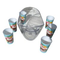 Frapiera Gheta Din Plastic + 6 Pahare Reutilizabile