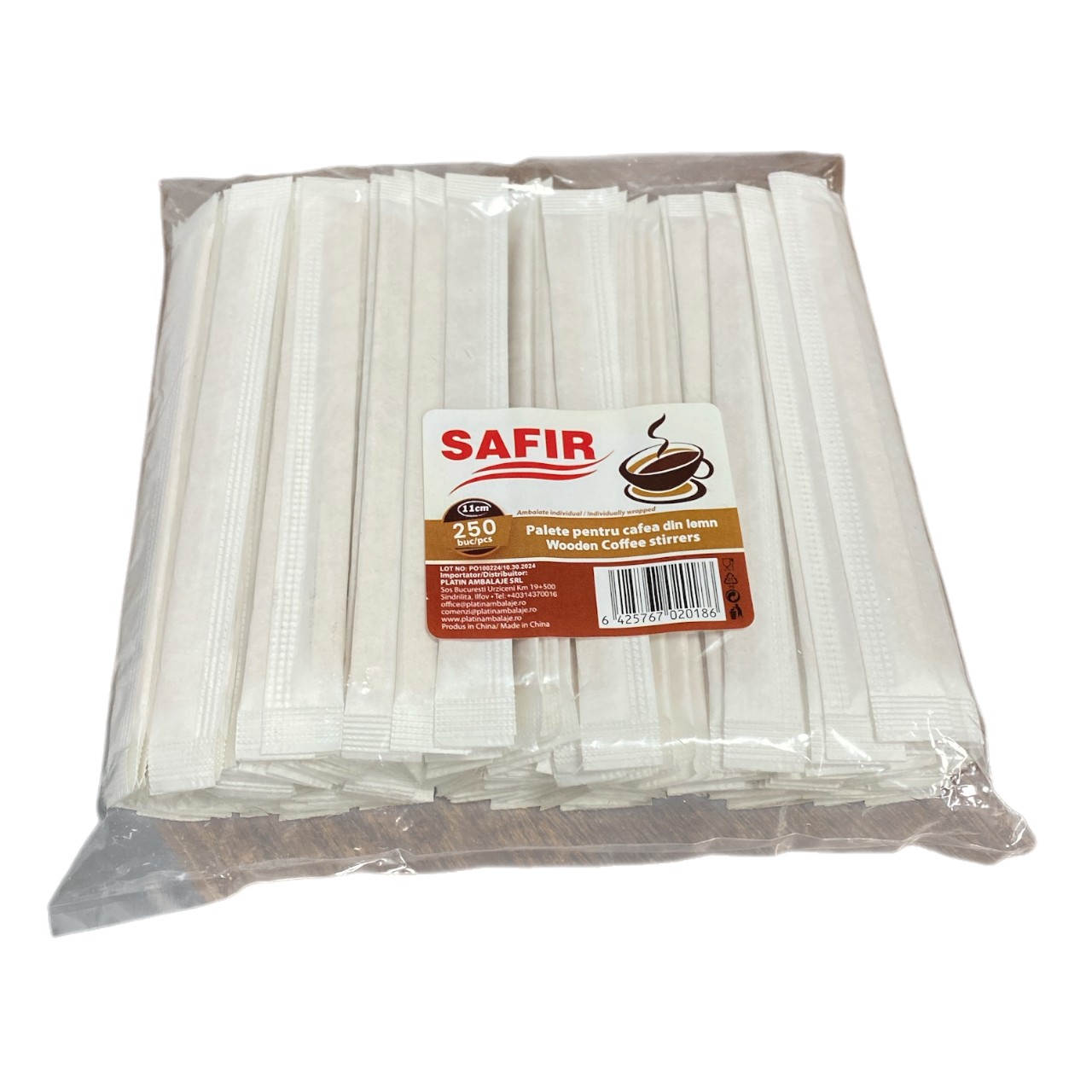 Palete cafea 11cm (Betisoare) din lemn 250buc