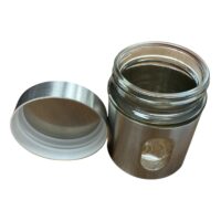 Recipient condimente din sticla cu inox, 400 ml