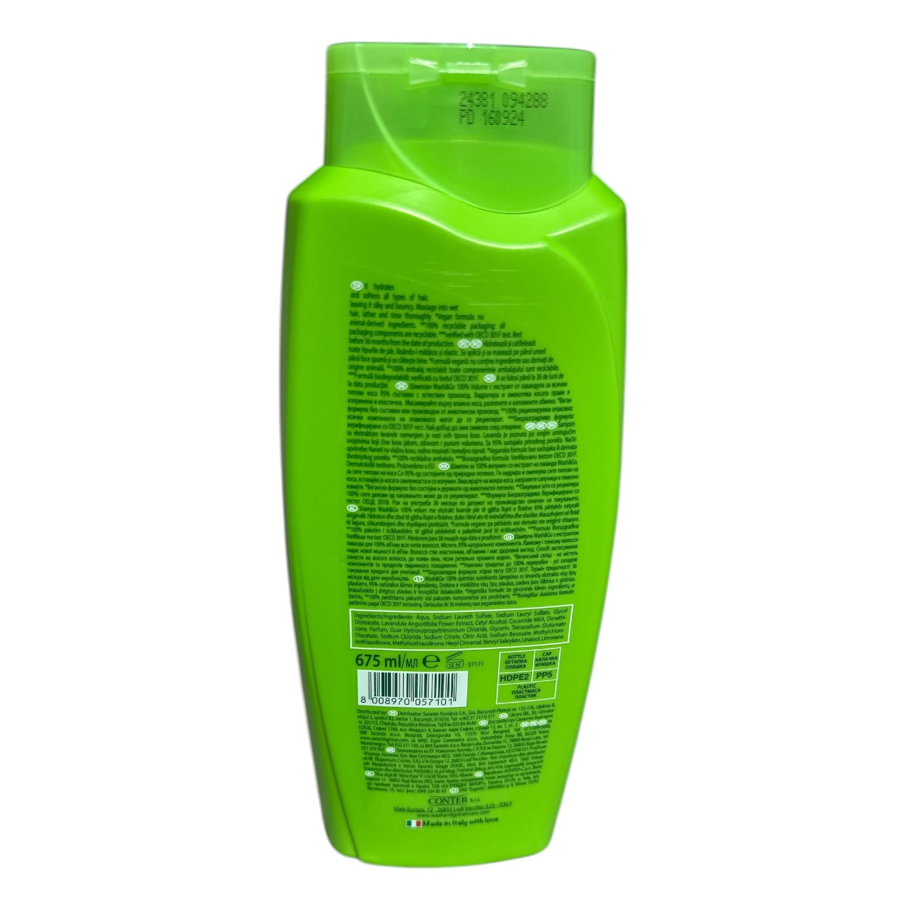 Sampon wash&go (Lavanda) 675 ml - imagine 2