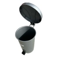 Cos gunoi cu pedala (Gri) din plastic, 35 litri