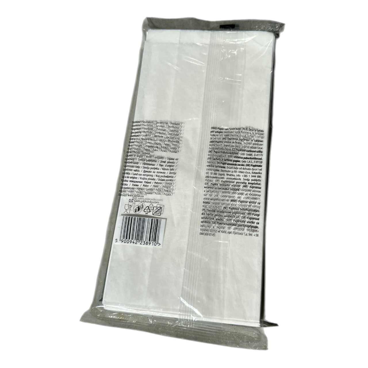 Pungi sandwich (Paclan) din hartie, 50 bucati - imagine 2