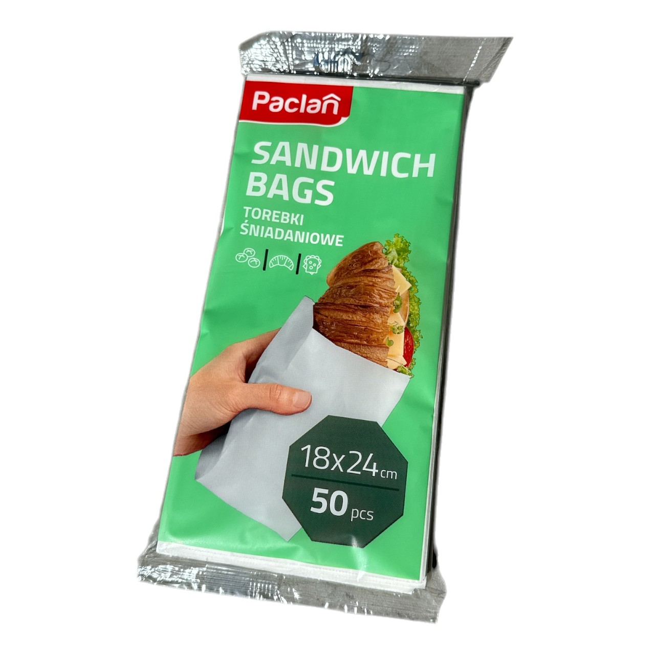 Pungi sandwich (Paclan) din hartie, 50 bucati