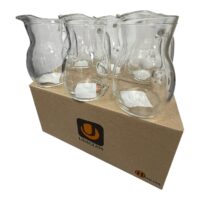 Carafa din sticla transparenta (1 litru) 6 bucati