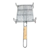 Gratar dublu pentru friptura 31 x 22 cm