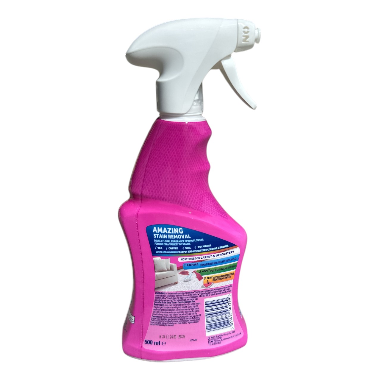 Vanish Oxi Action Spray curatat covoare, 500 ml - imagine 2