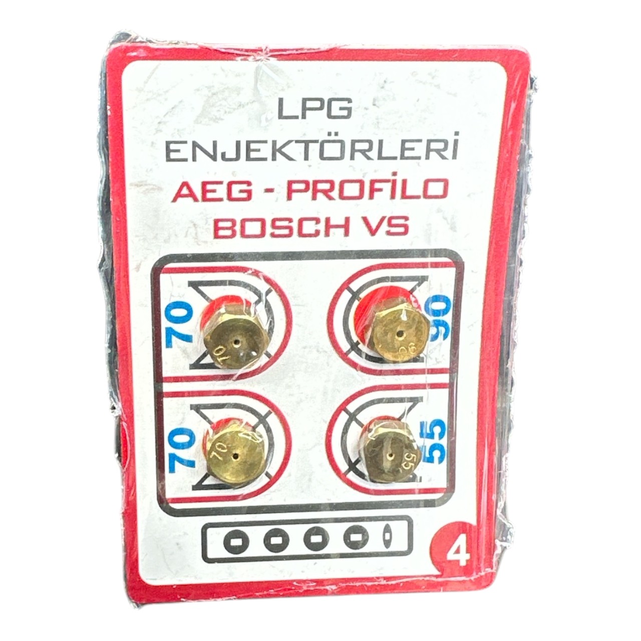 Duze Aragaz Butelie (M7) set 4 bucati