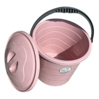 Galeata gradata cu capac 10 L (litri) plastic