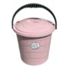 Galeata gradata cu capac 10 L (litri) plastic
