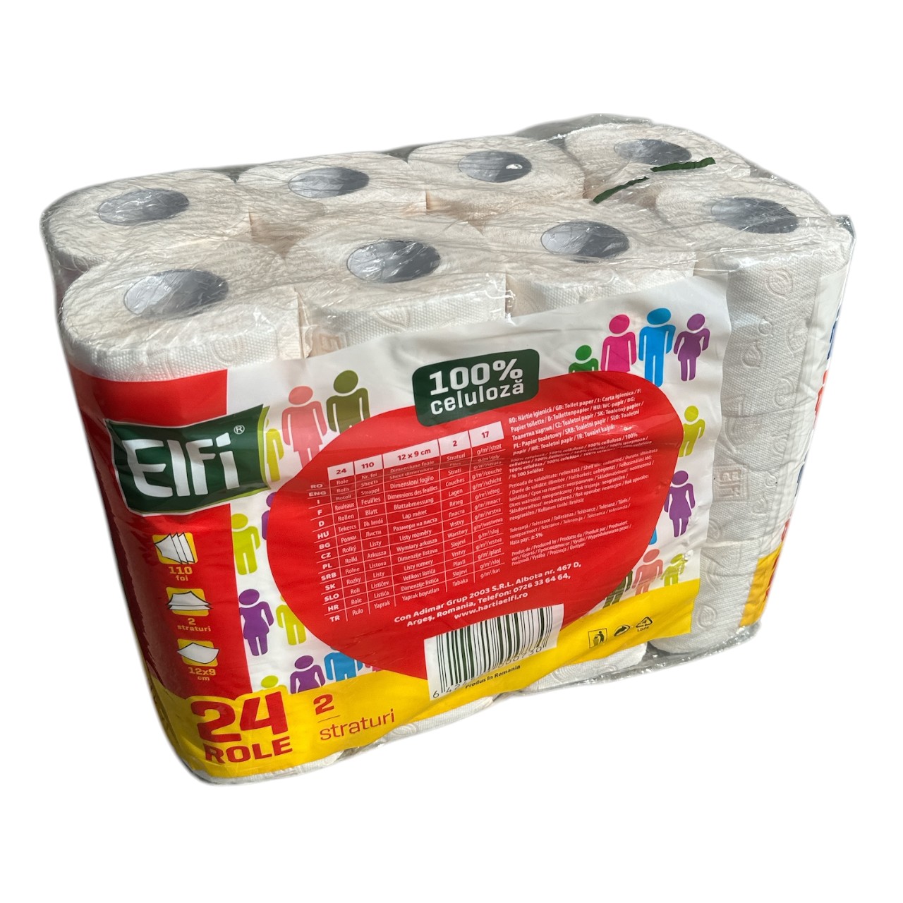 Hartie igienica Family (Elfi) 2 straturi, 24 role - imagine 2