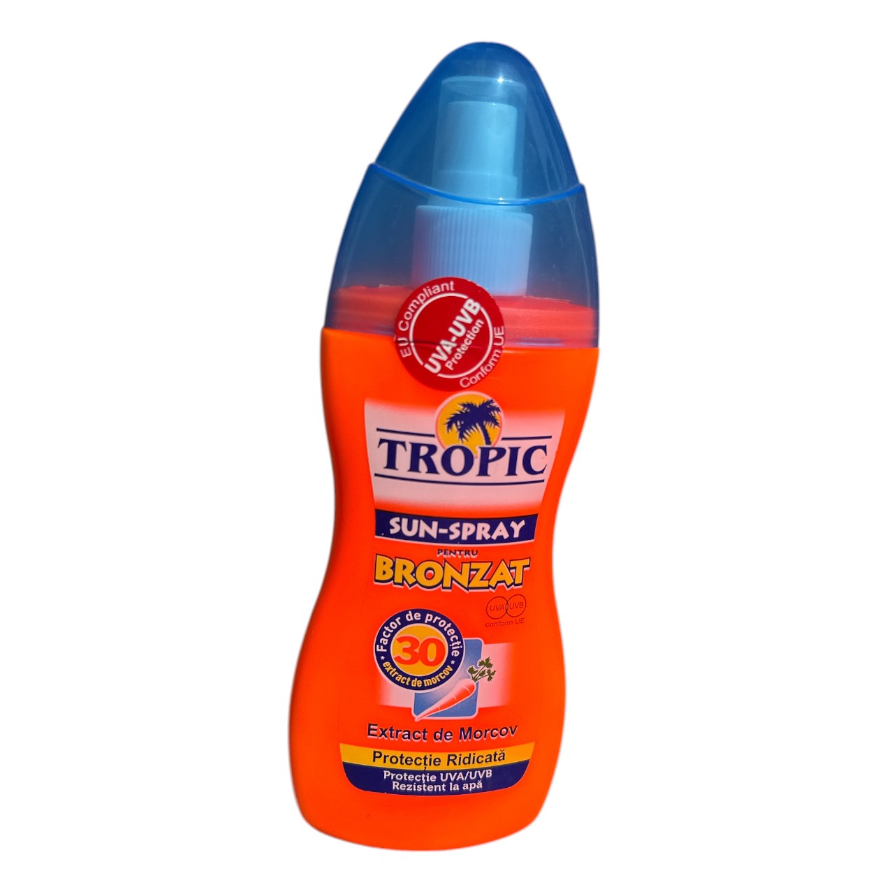 Spray protectie solara SPF 30 (Tropic) cu extract de morcov, 200 ml