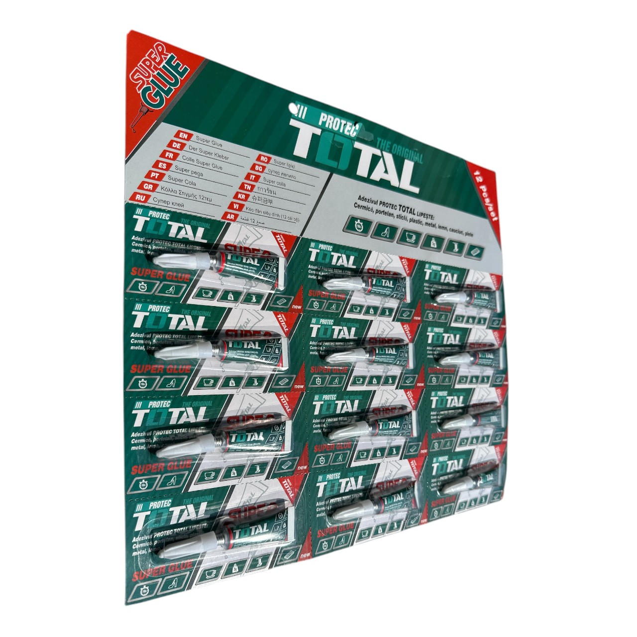Super Glue (Lipici) TOTAL, 3 grame, set 12 bucati - imagine 2