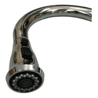 Baterie Chiuveta Bucatarie cu Dus Extractibil, Argintie