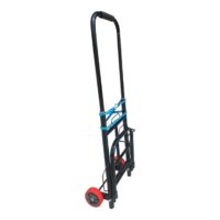 Carucior cumparaturi pliabil din metal cu chinga elastica