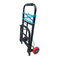 Carucior cumparaturi pliabil din metal cu chinga elastica