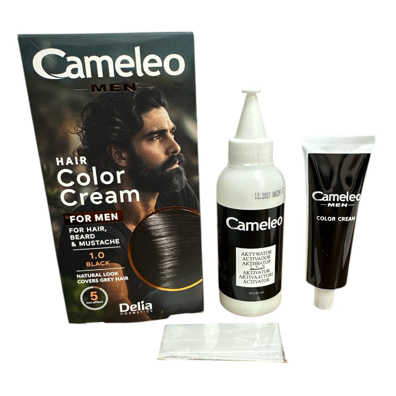 Vopsea Barba (Neagra) Cameleo Men, 30 ml