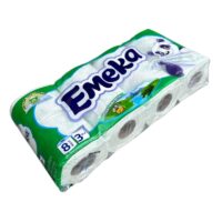 Hartie igienica (Emeka) Mountain Fresh 3 straturi alba, 8 role