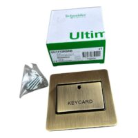 Key Card Hotel (Schneider Ultimate) din Otel, Intrerupator pentru cartela, GU1412BAB