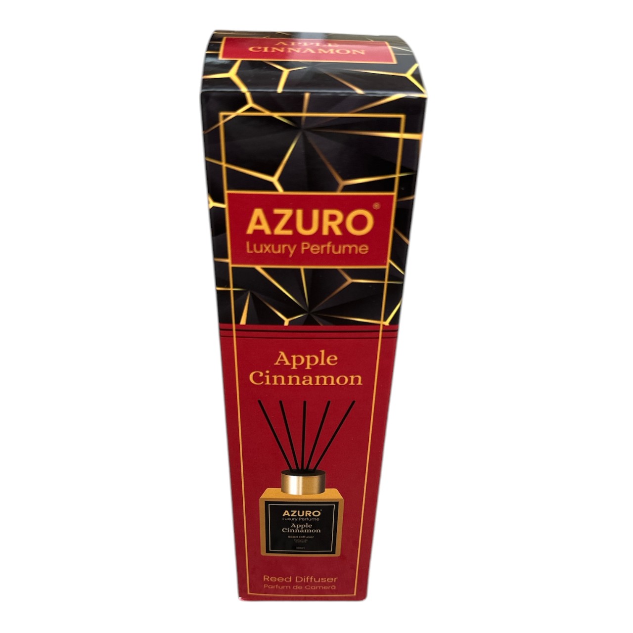 Parfum Camera cu Betisoare (Odorizant Azuro Apple Cinnamon) 100 ml - imagine 2
