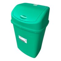 Cos Gunoi 35 L (Litri) Plastic, Capac Batant, Verde