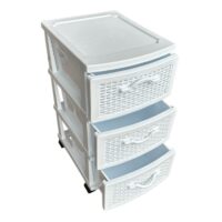 Dulap 3 sertare (Alb) model ratan