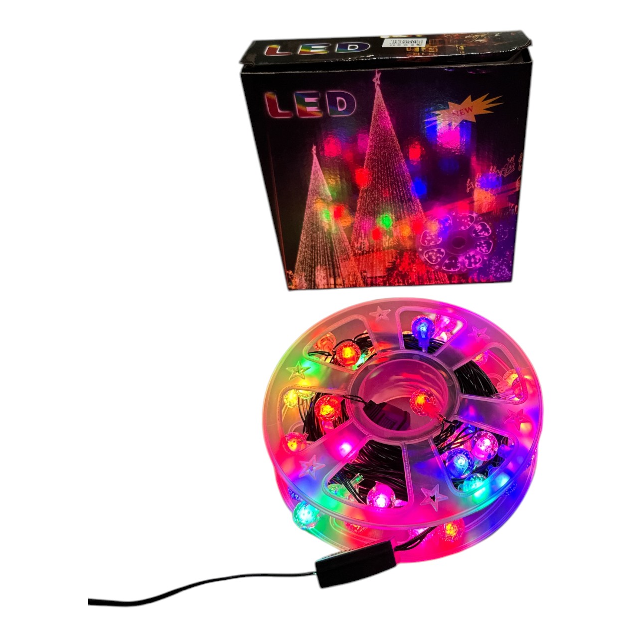 Instalatie Brad de Craciun cu bilute, 9.5 M (interconectabila)