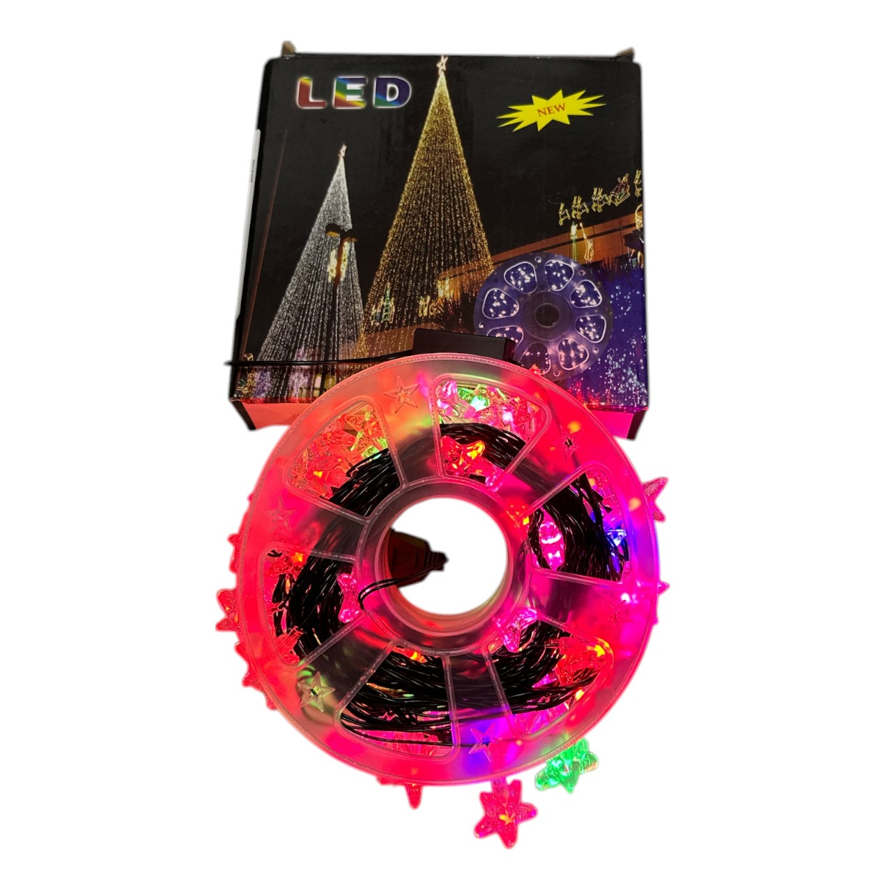 Instalatie Brad de Craciun cu Stelute, 9.5 M (metri) interconectabila - imagine 2