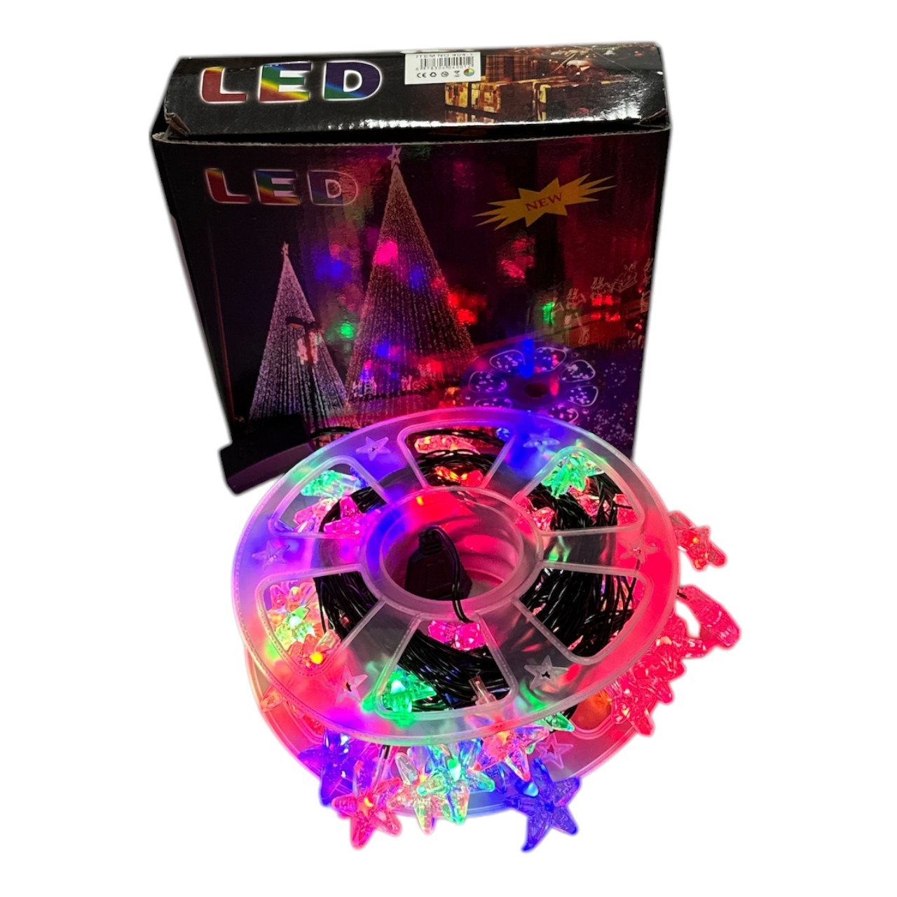 Instalatie Brad de Craciun cu Stelute, 9.5 M (metri) interconectabila