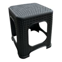 Taburet Plastic Mic (Maro inchis) Tip Ratan