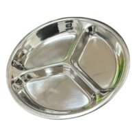 Farfurie inox (Compartimentata) 19 cm