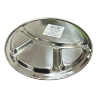 Farfurie inox (Compartimentata) 22.5 cm