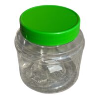 Borcan (Pet) Plastic Transparent cu Capac, 750ml