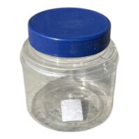 Borcan (Pet) Plastic Transparent cu Capac, 750ml