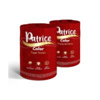 Patrice Prosop bucatarie hartie ROSU, 2 straturi