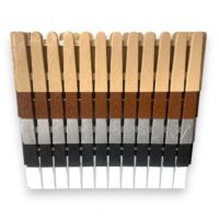 Jardiniera plastic pentru flori, model gard 9L (Maro)