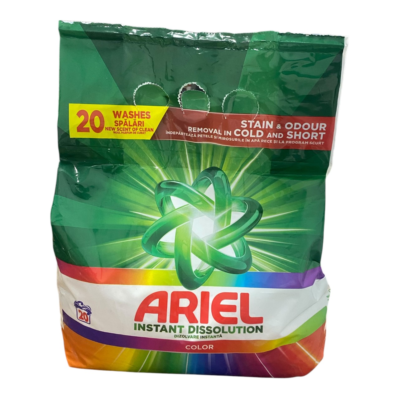 Ariel detergent automat pudra color, dizolvare instanta 1300 gr