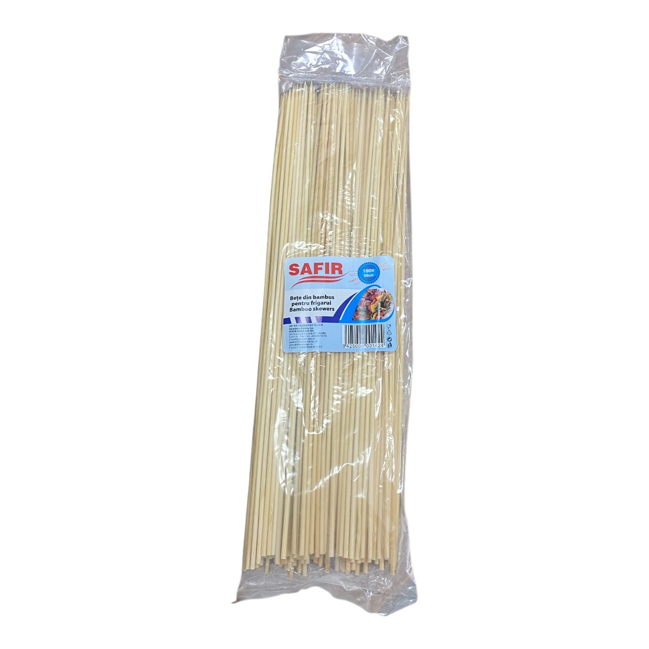 Bete frigarui din bambus lungi 300 mm - set 100 buc
