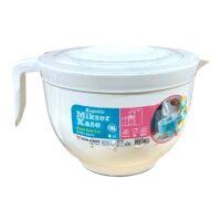 Bol mixer cu capac din plastic 3L (Alb)
