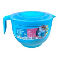 Bol mixer cu capac din plastic 3L (Albastru)