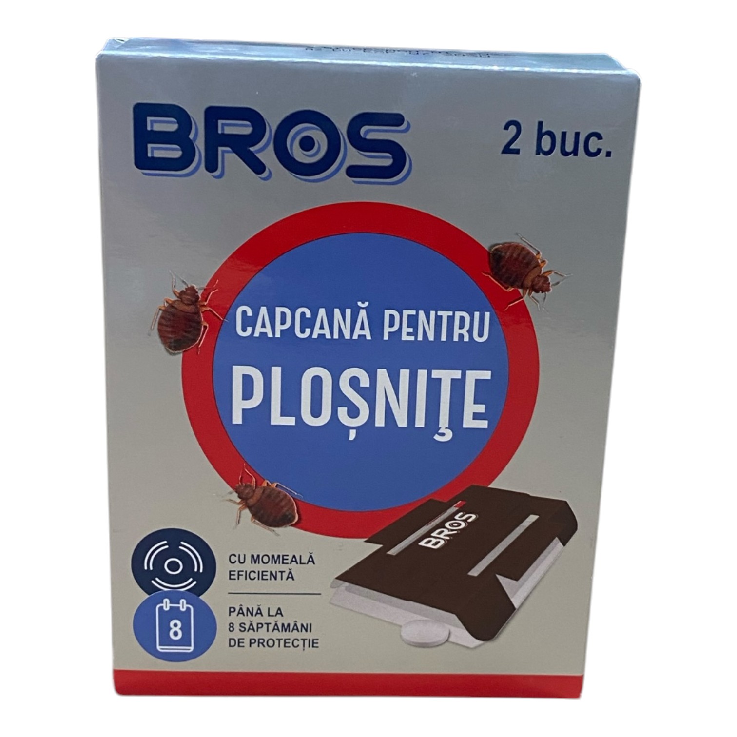 Bros, Capcana adeziva pentru plosnite cu momeala 2 bucati