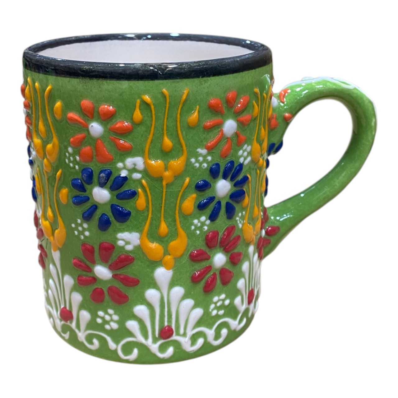 Cana ceramica mare, pictata manual 300 ml