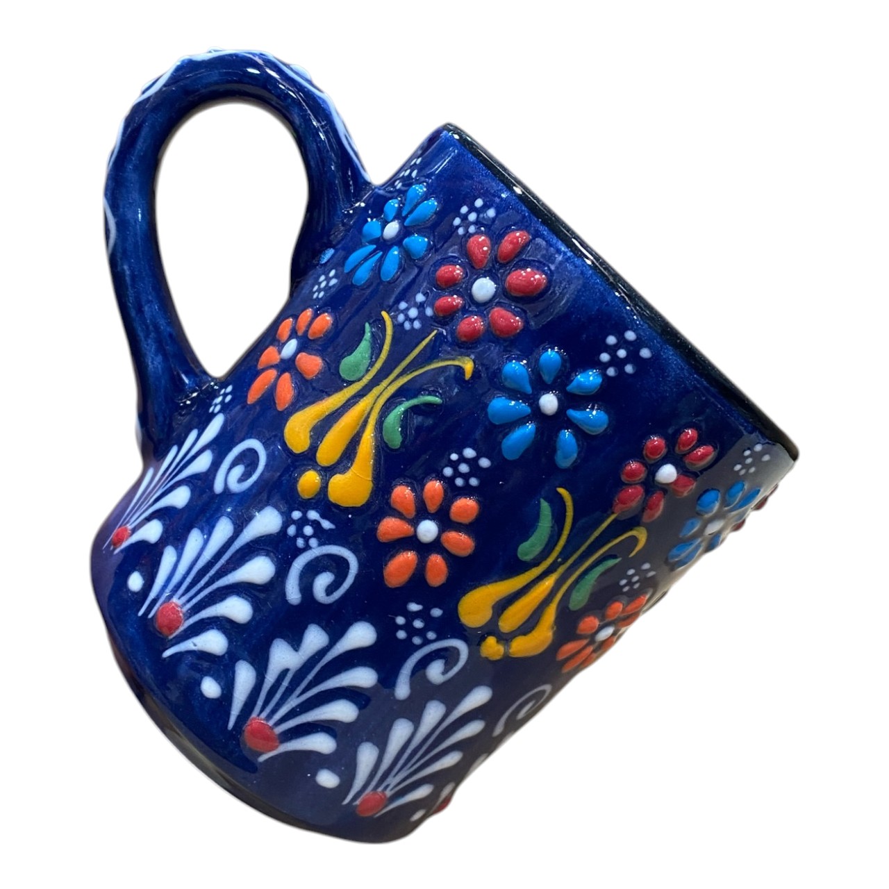 Cana ceramica mare, pictata manual 300 ml - imagine 6