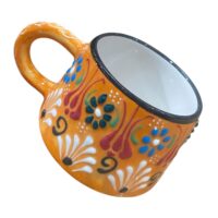 Cana ceramica mica, pictat manual 200 ml