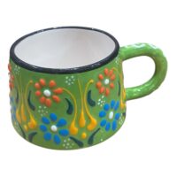 Cana ceramica mica, pictat manual 200 ml