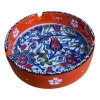 Scrumiera ceramica , pictata manual 11 cm