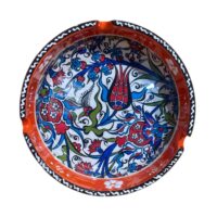 Scrumiera ceramica , pictata manual 11 cm