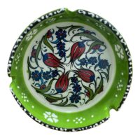Scrumiera ceramica , pictata manual 11 cm