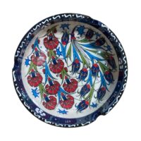 Scrumiera ceramica , pictata manual 11 cm